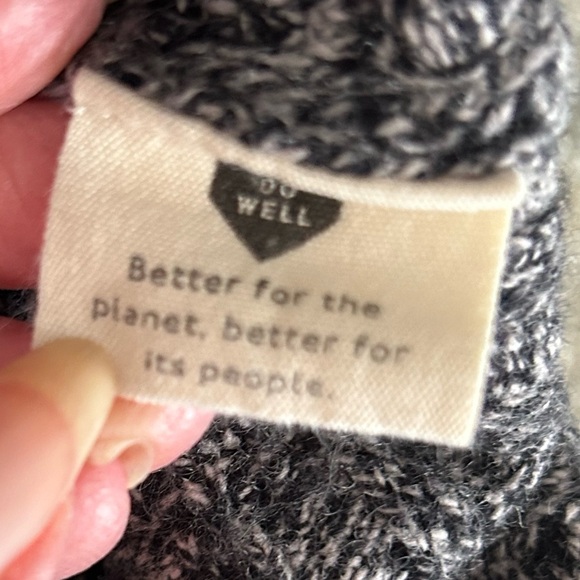 Madewell Eastbrook Turtle Neck Crossover Open Back Wool Blend Sweater Size M - Picture 8 of 11